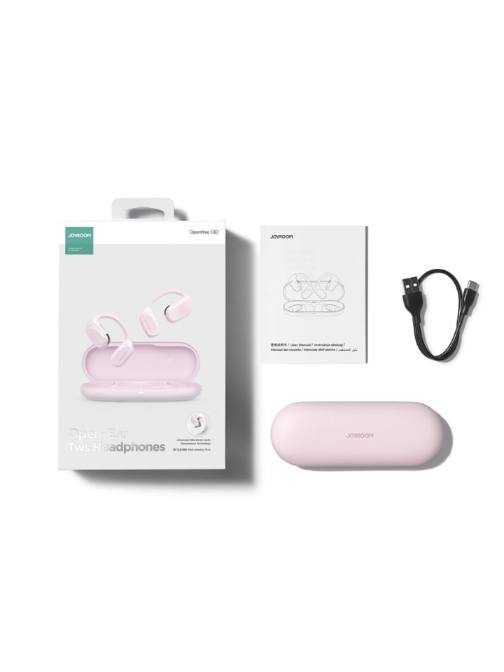 COFI 1453 Joyroom Openfree JR-OE1 kabellose On-Ear-Kopfhörer Rosa in Rosa günstig kaufen onesize