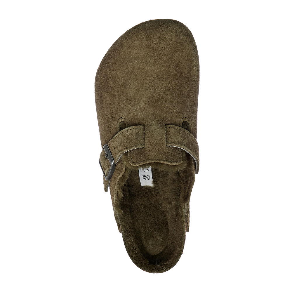 Birkenstock Boston FUR 1025686 / grün