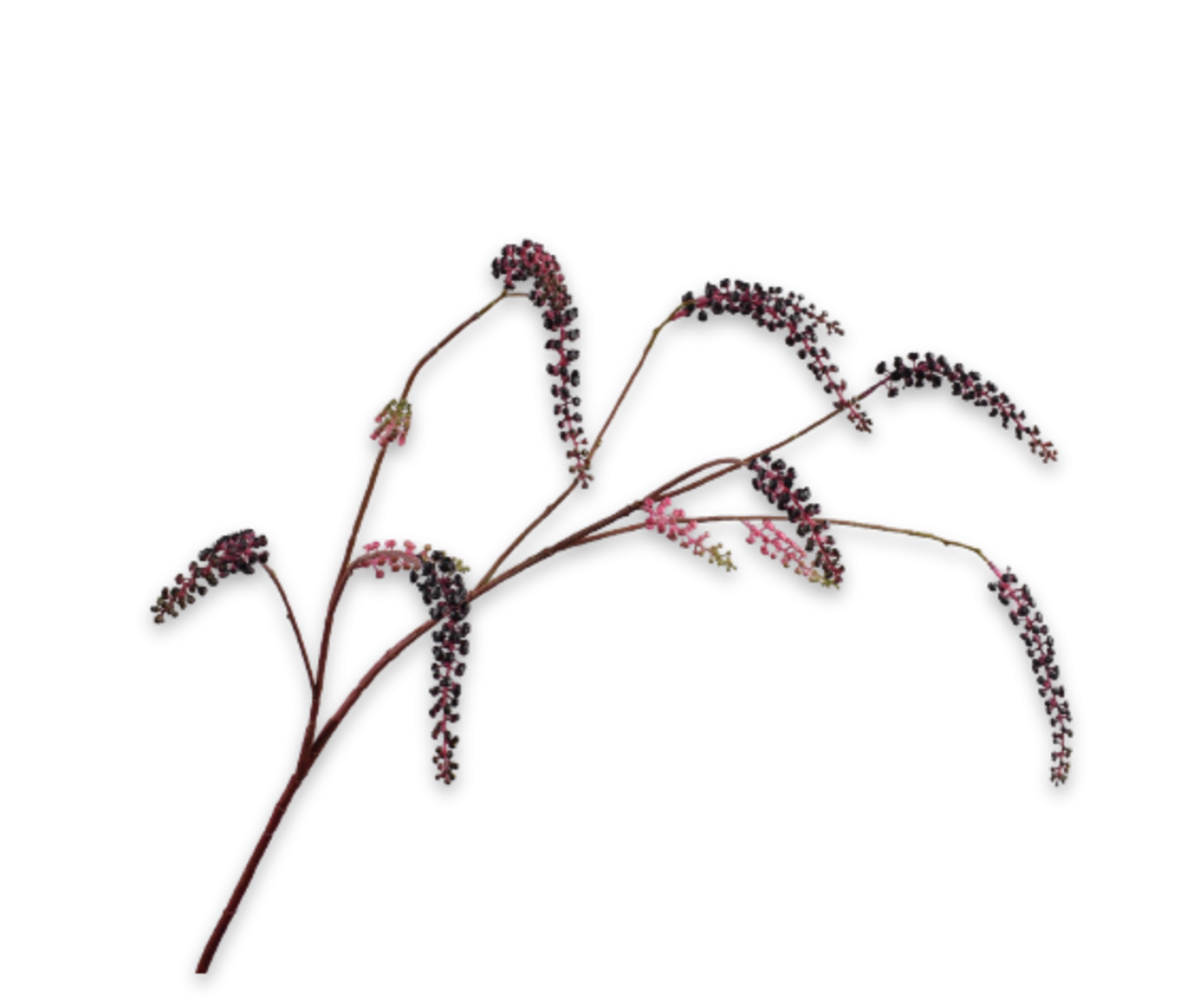 Trendhopper Kunstblume Beerenzweig Lila 123 cm