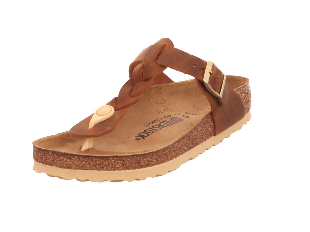 BIRKENSTOCK Klassische Sandalen braun Gizeh Braided