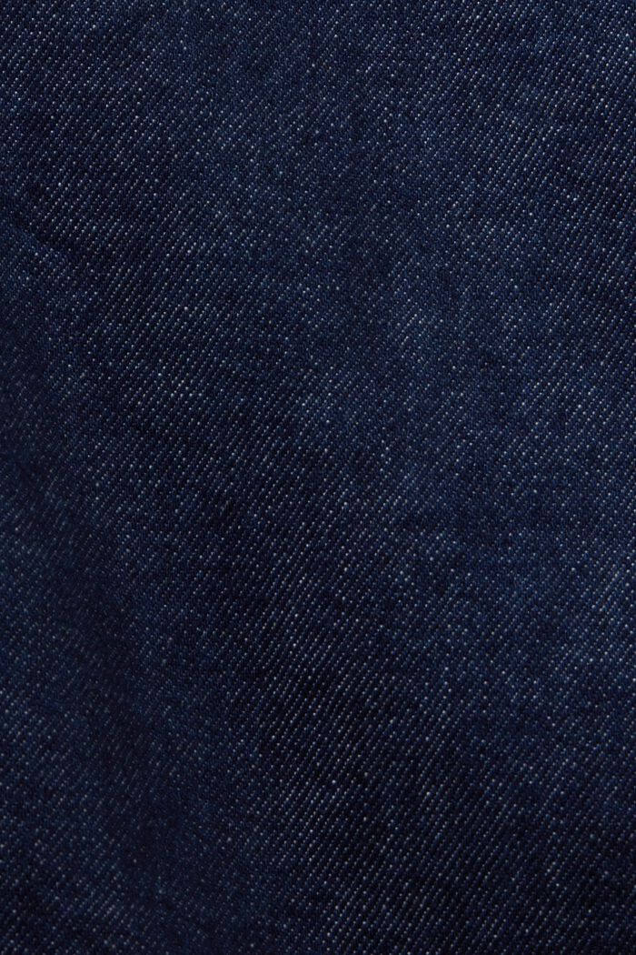 Gerade Premium-Selvedge-Jeans mit hohem Bund