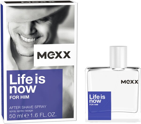 Mexx Life is Now For Him After Shave 50 ml After Shave Spray