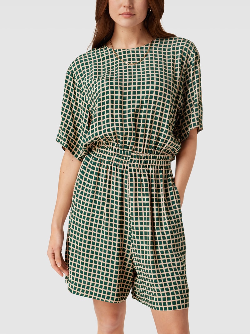 Jumpsuit mit floralem Muster in bottle