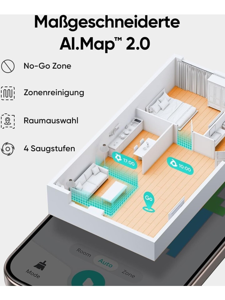 Anker Wischroboter L60 Hybrid EU Version in schwarz günstig kaufen onesize