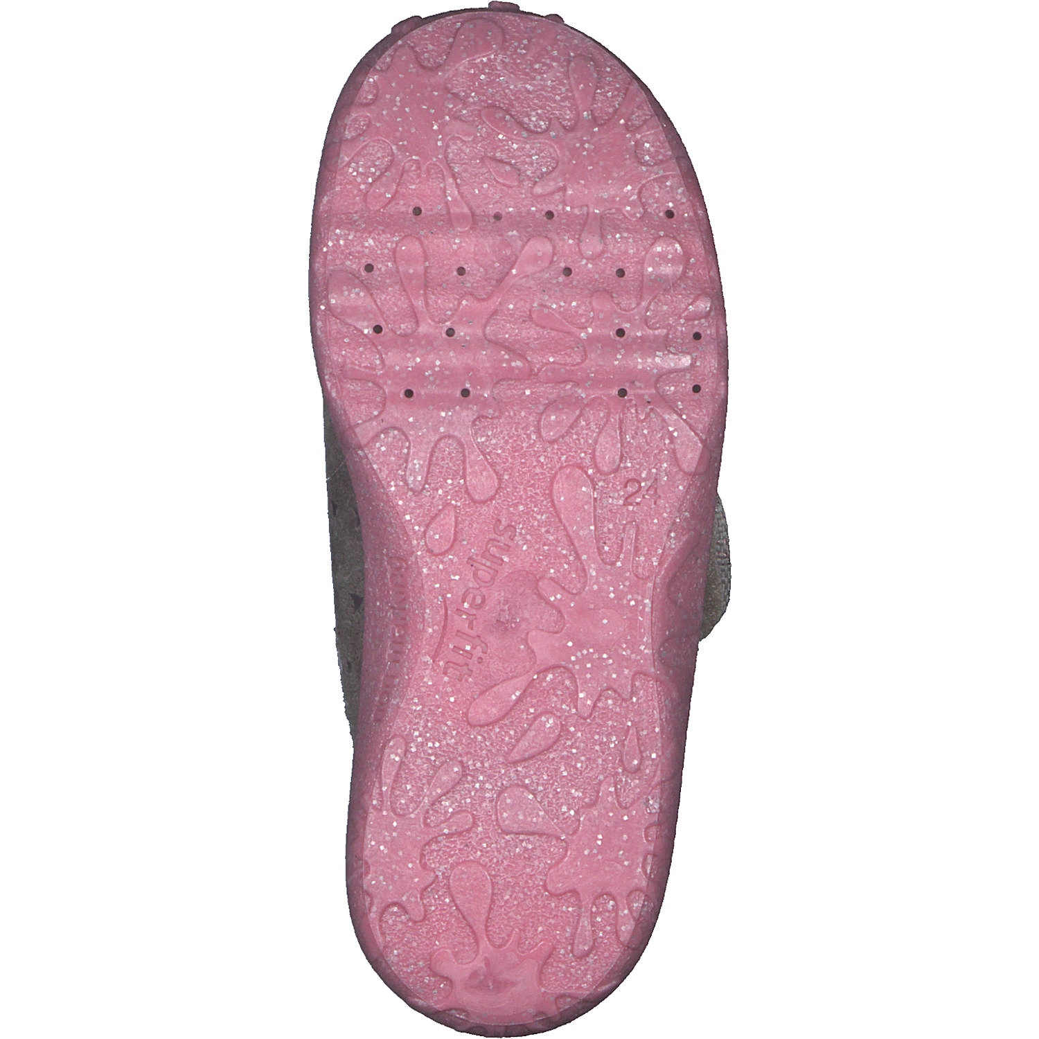 Superfit SPOTTY 09246, Hausschuhe, Kinder, Grau