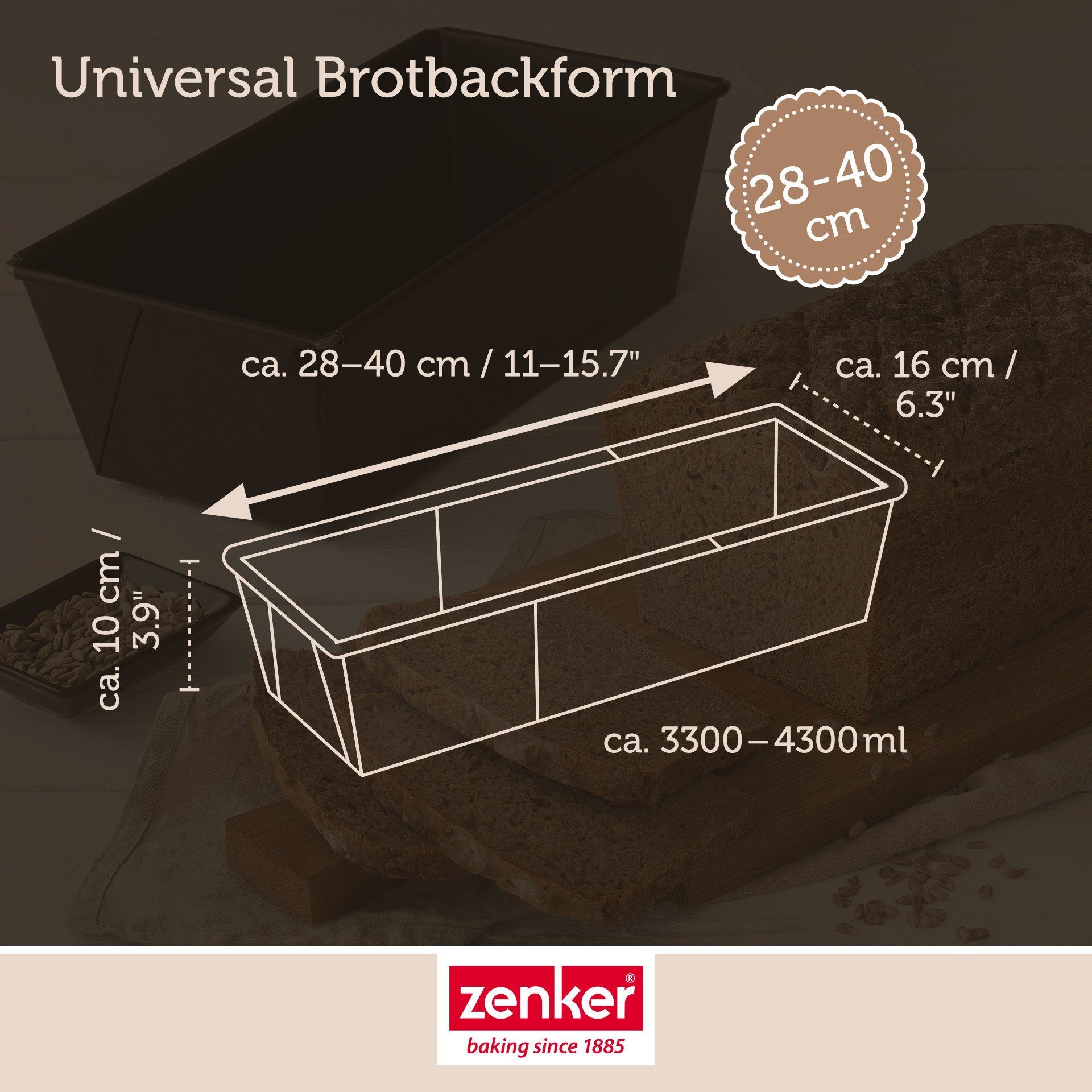 Zenker Brotbackform Pure