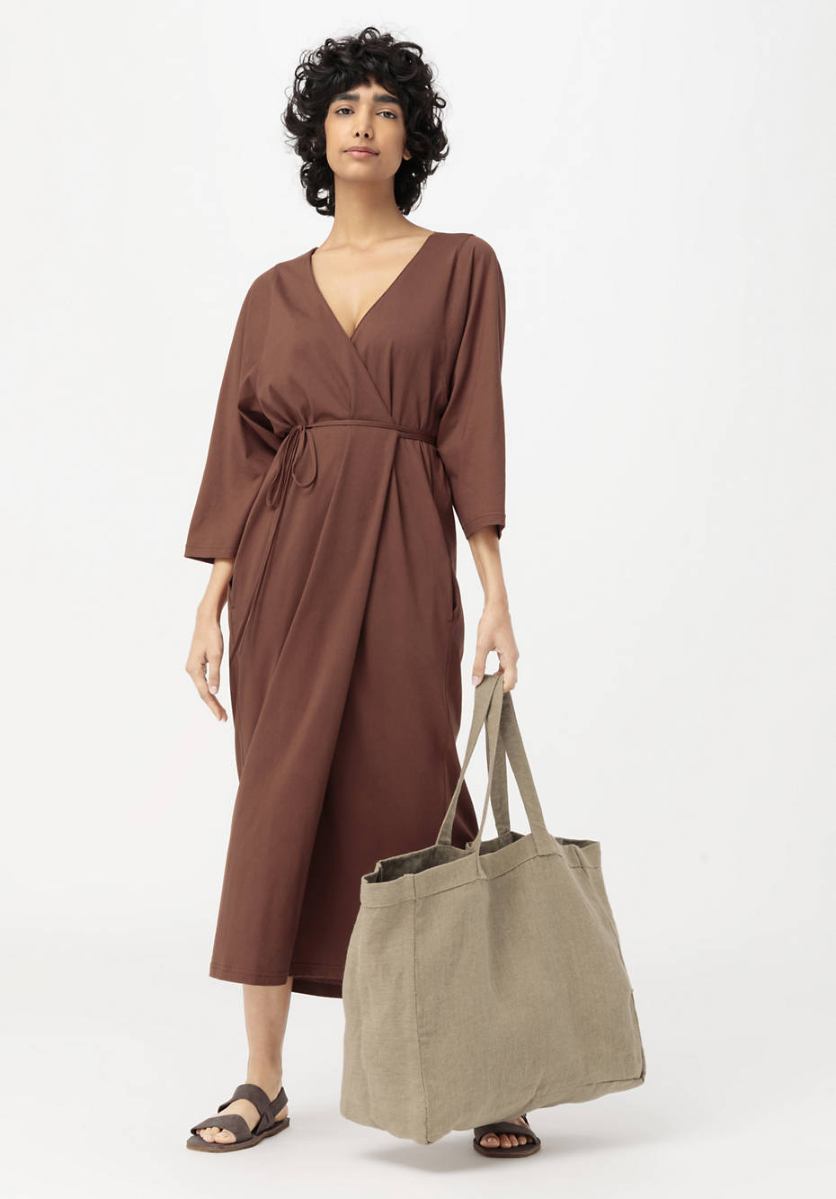 Jersey-Kleid aus reiner Bio-Baumwolle