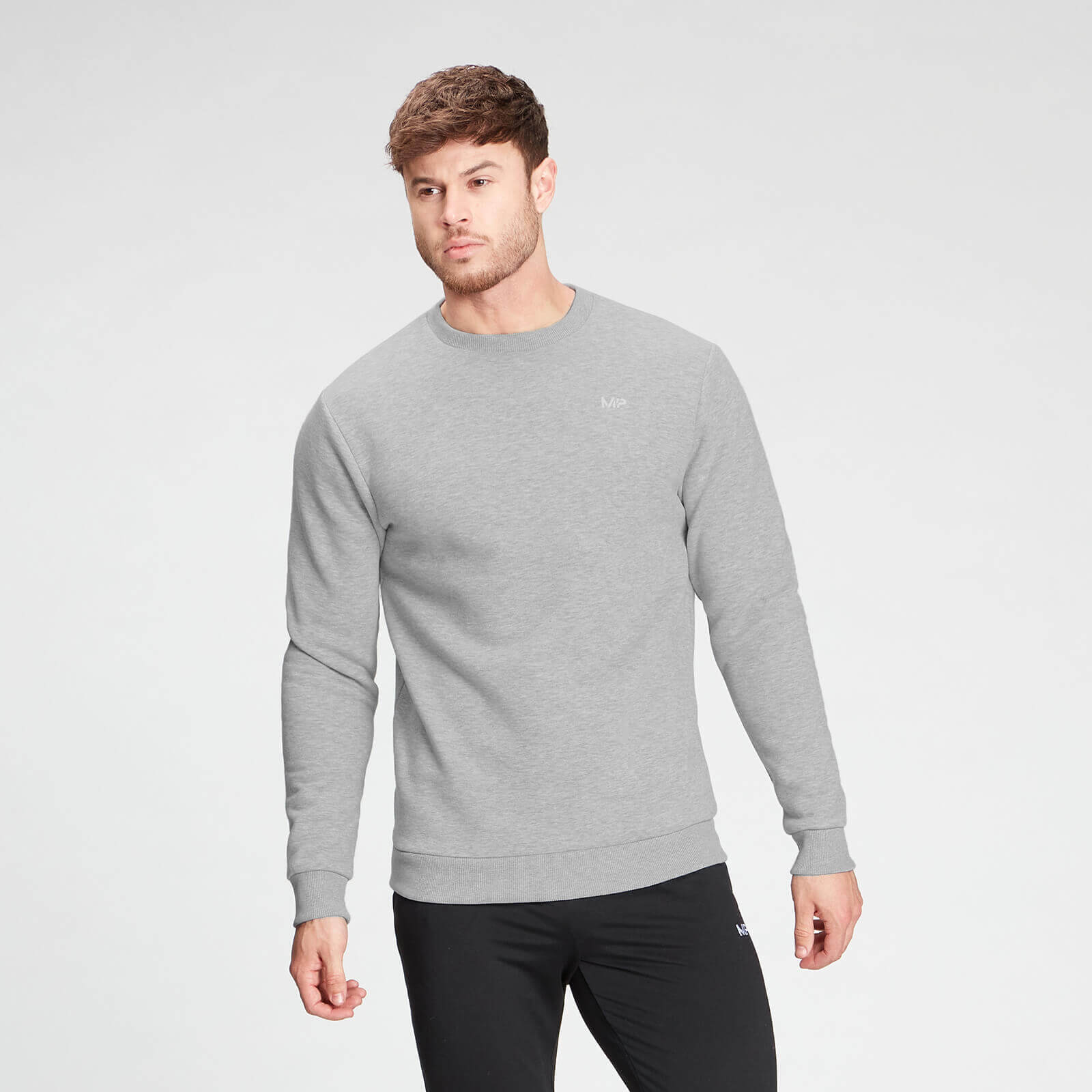 Pull MP pour hommes – Gris chiné