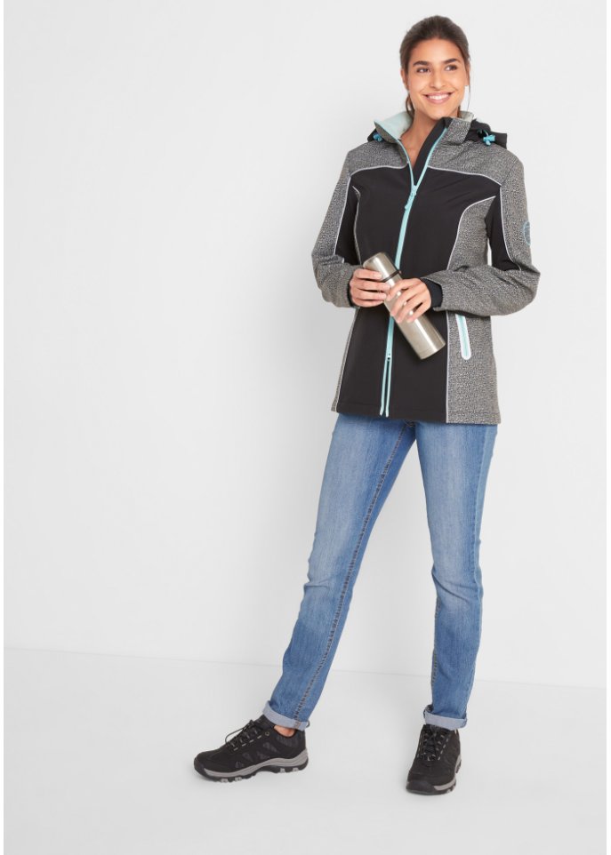 Softshelljacke mit reflektierenden Details