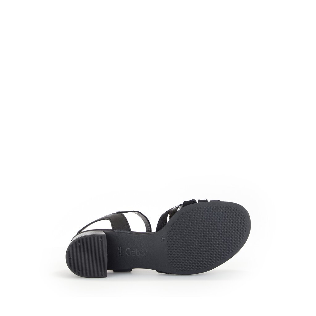 Gabor fashion Riemchensandale schwarz