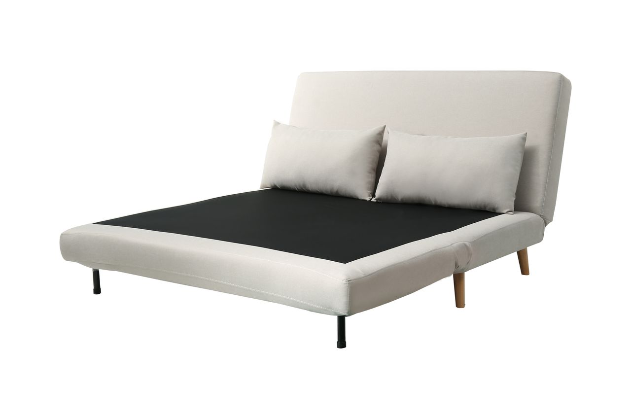Happy Home Happy Home Schlafsessel inkl. Kissen 141 x 90 x 71 cm hellgrau