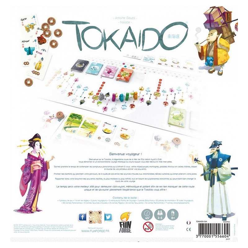 Jeu Tokaido édition anniversaire, Asmodee