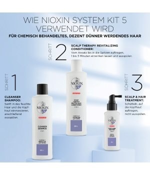 Nioxin System 5 Chemisch Behandeltes Haar - Dezent Dünner Werdendes Haar Conditioner-300 ml