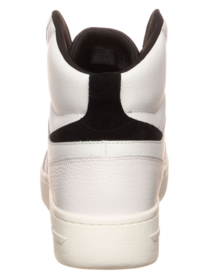 Tommy Hilfiger Shoes Leder-Sneakers in Creme günstig kaufen 44