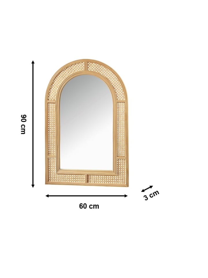 kobolo Wandspiegel LARAMIRROR24 in Braun günstig kaufen onesize