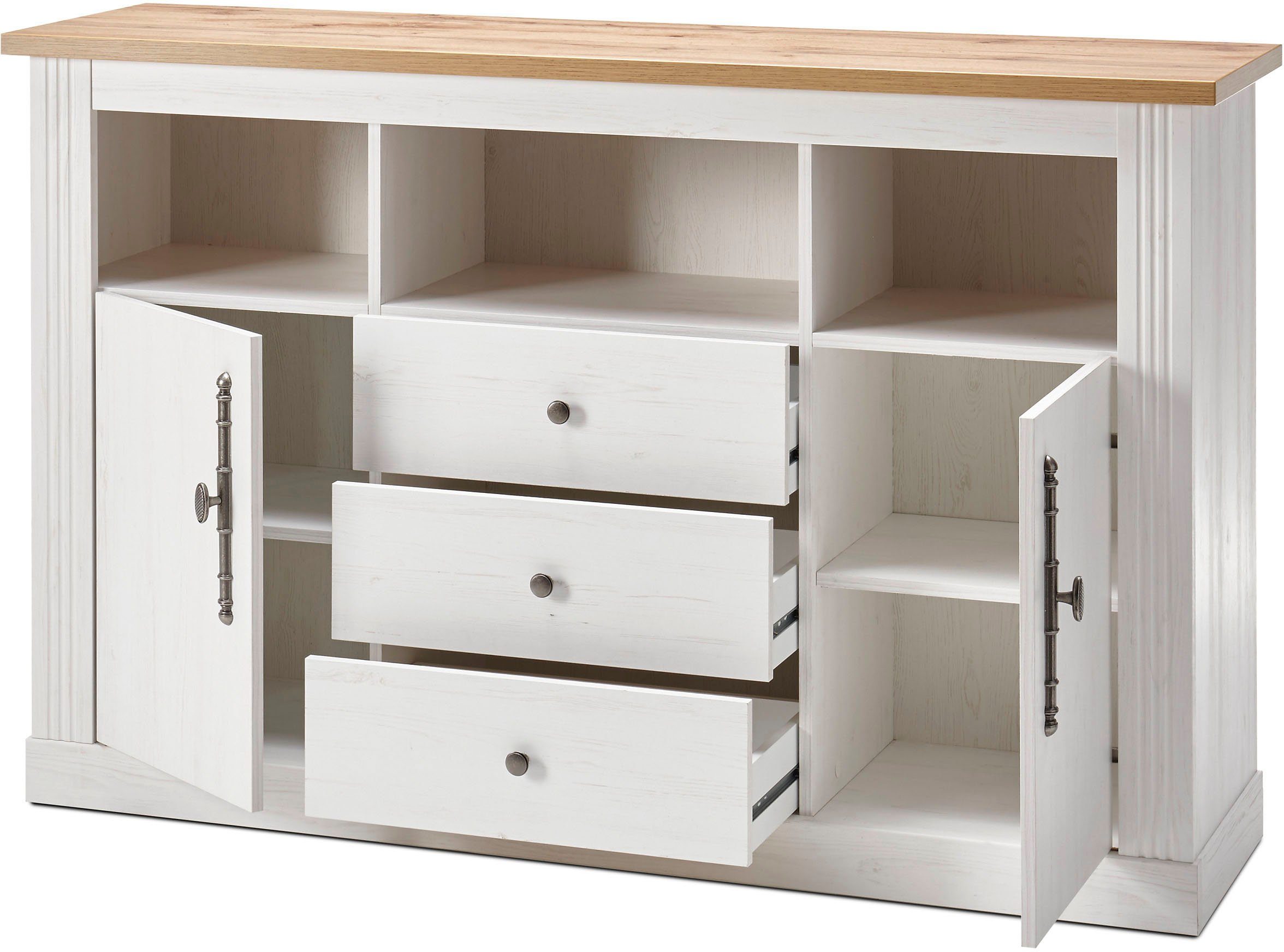 Home affaire Sideboard Westminster, im romantischen Landhausstil, exclusiv by Otto