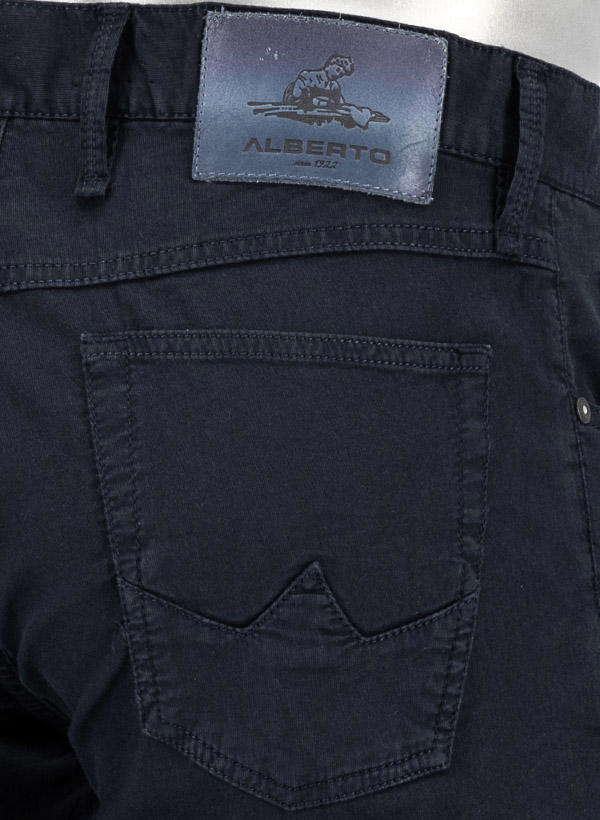 Alberto, Bermudashorts Slipe-K, Baumwolle, navy