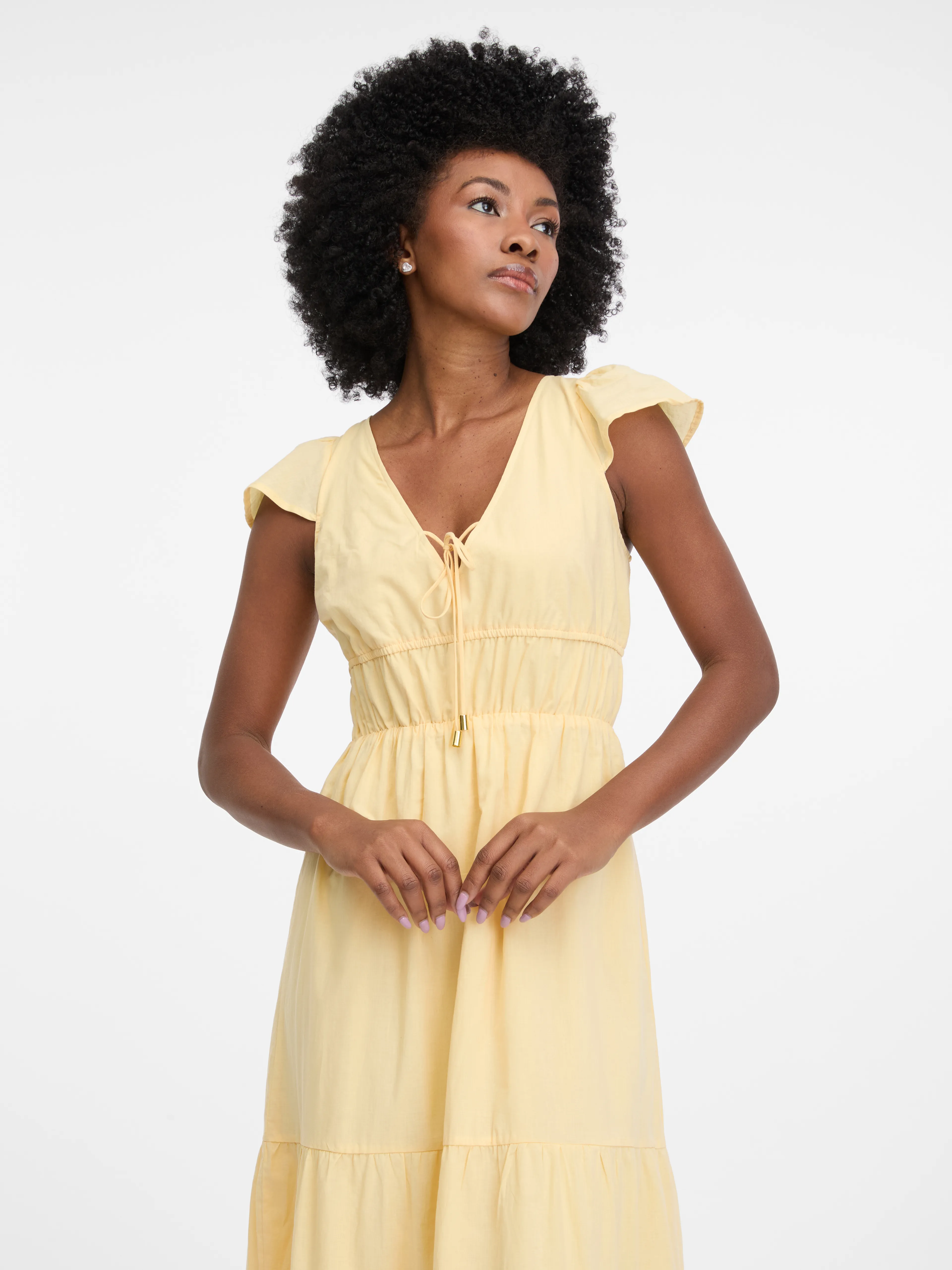 Gelbes Damen Maxikleid ORSAY
