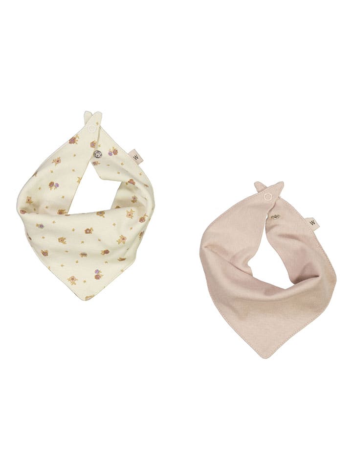 Wheat 2er-Set: Dreieckstücher in Creme/ Rosa günstig kaufen onesize