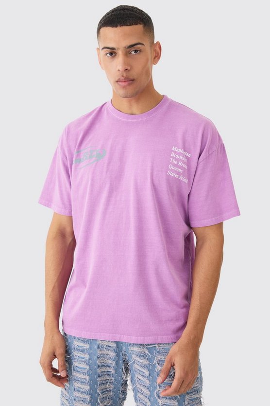 Oversize T-Shirt mit City Dreams Print