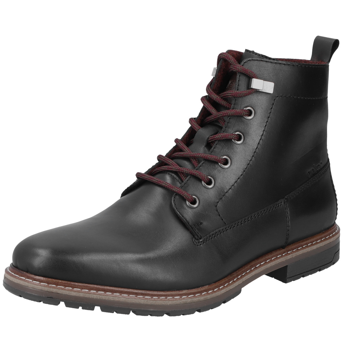 Rieker 13730 Schnürboots schwarz
