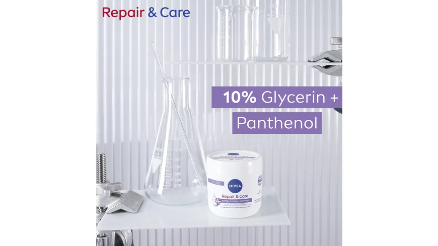 NIVEA Körpercreme Repair & Care parfümfrei 400 ml