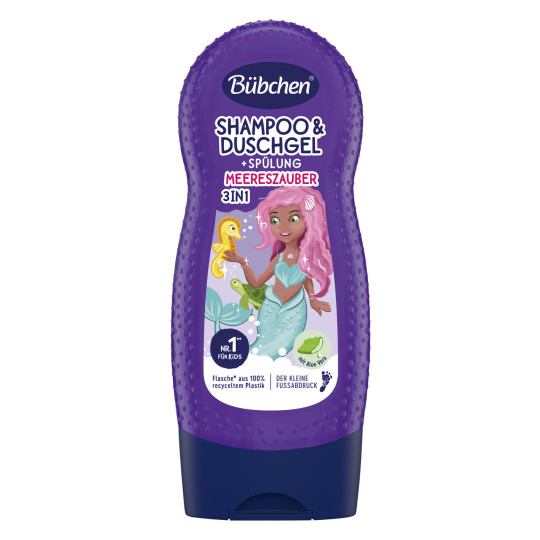 Bübchen Kids 3in1 Shampoo & Duschgel plus Spülung Meereszauber 230ML