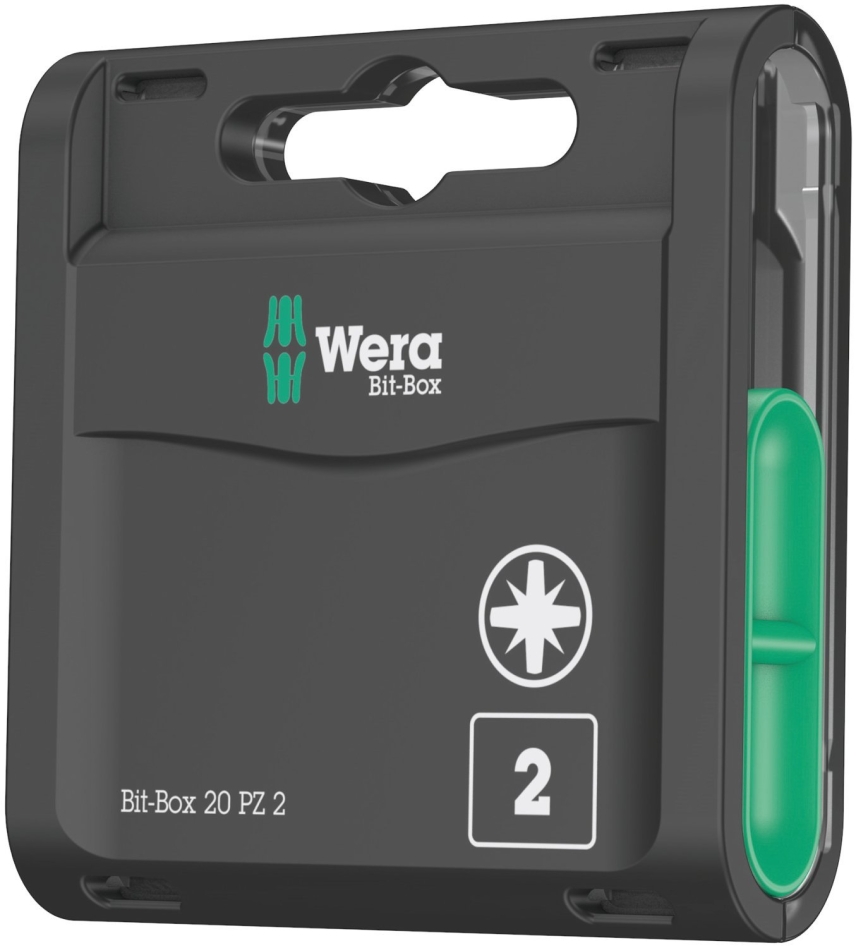 Wera 05057760001 Bitboks 20 stk. 2x25, 1/4