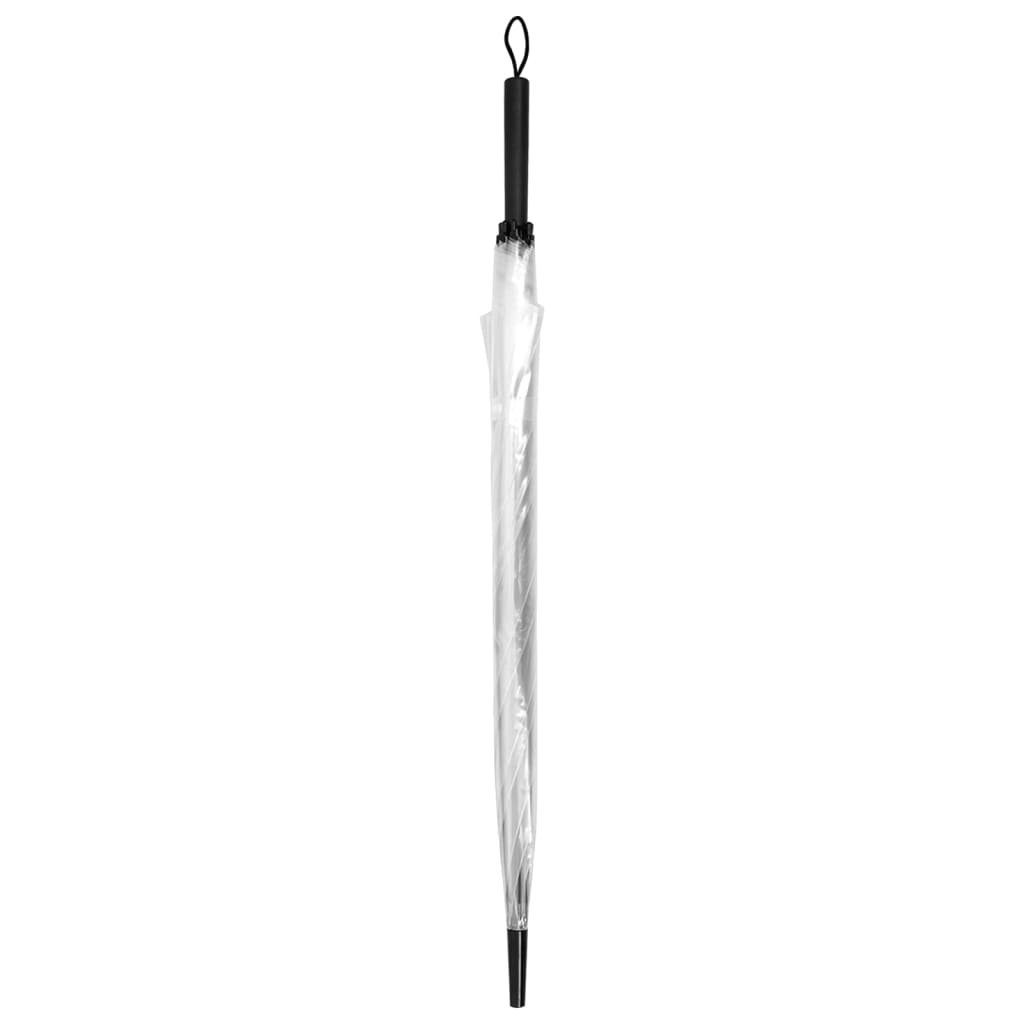 vidaXL Taschenregenschirm Regenschirm Transparent 107 cm