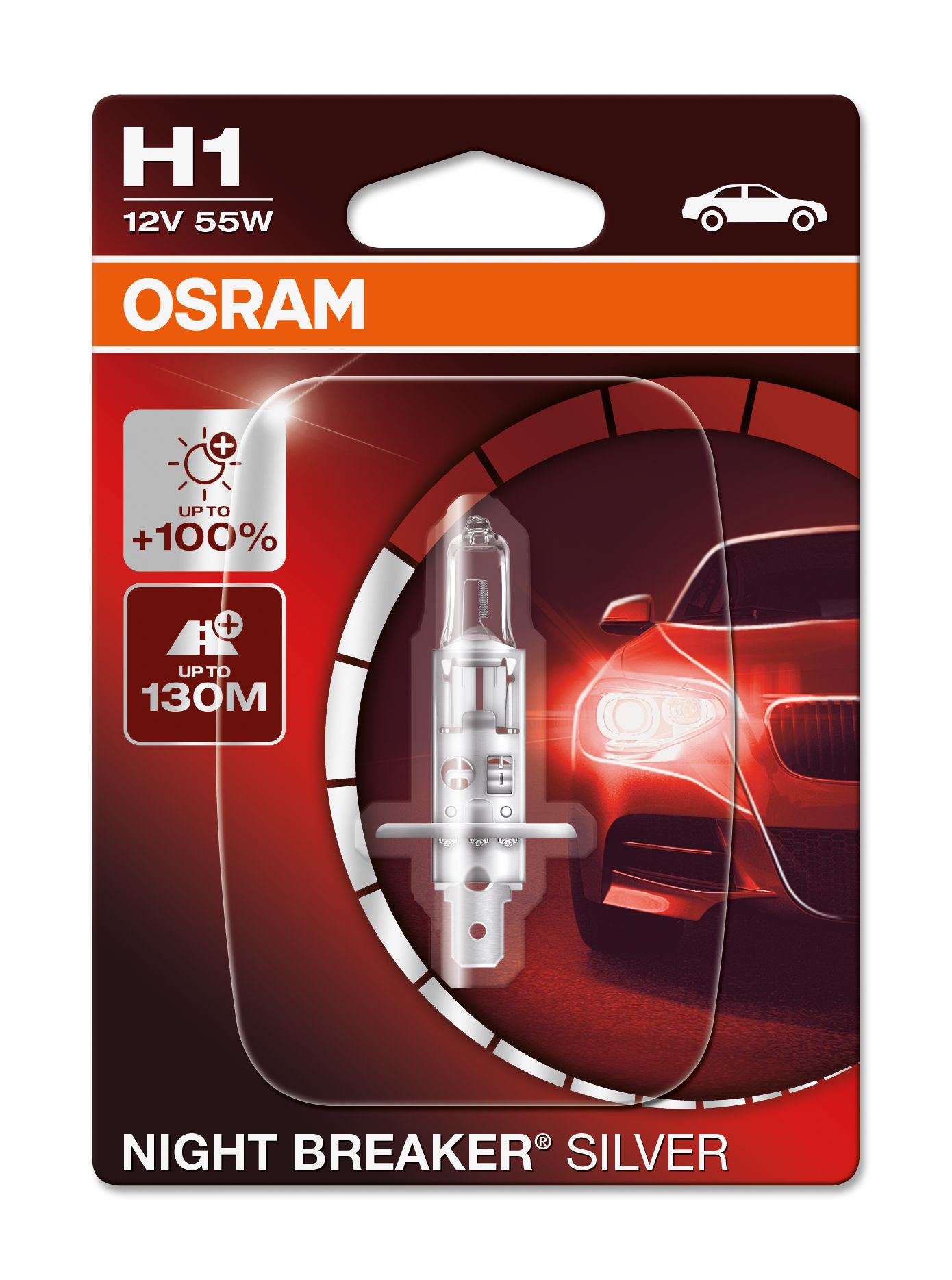 OSRAM Night Breaker Silver H1 12 V, 1 Stück - ATU