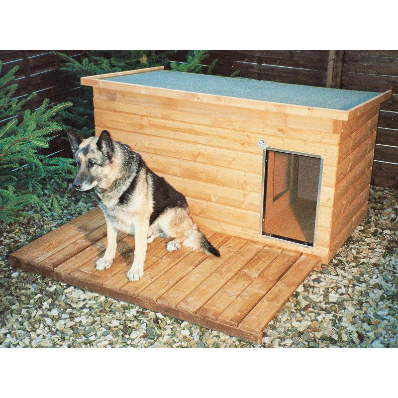 Sauerland Hundehütten Sauerland All-Wetter Hundehütte Lassie mit Vorraum
