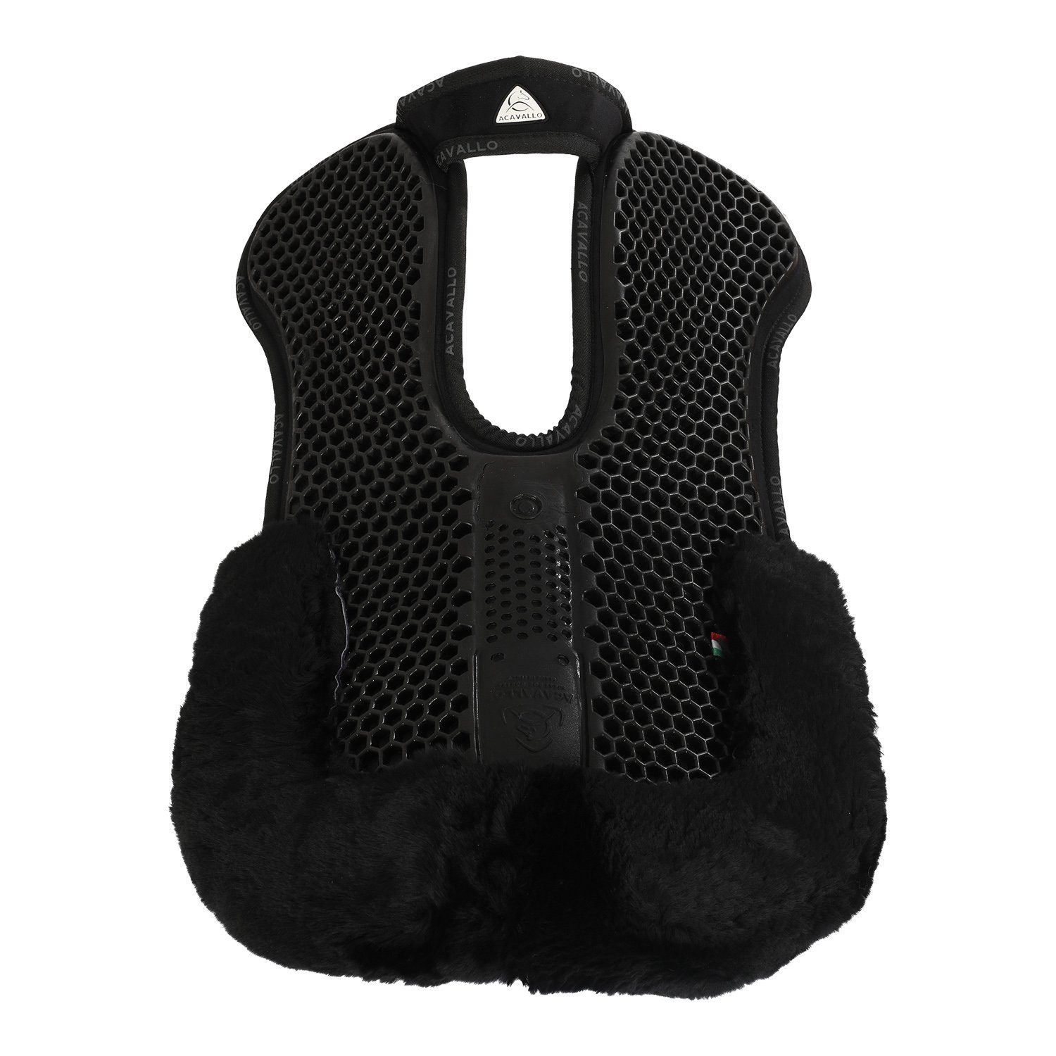 Acavallo Sattelpad Acavallo Widerristfrei Hexa Soft Memory Lammfell