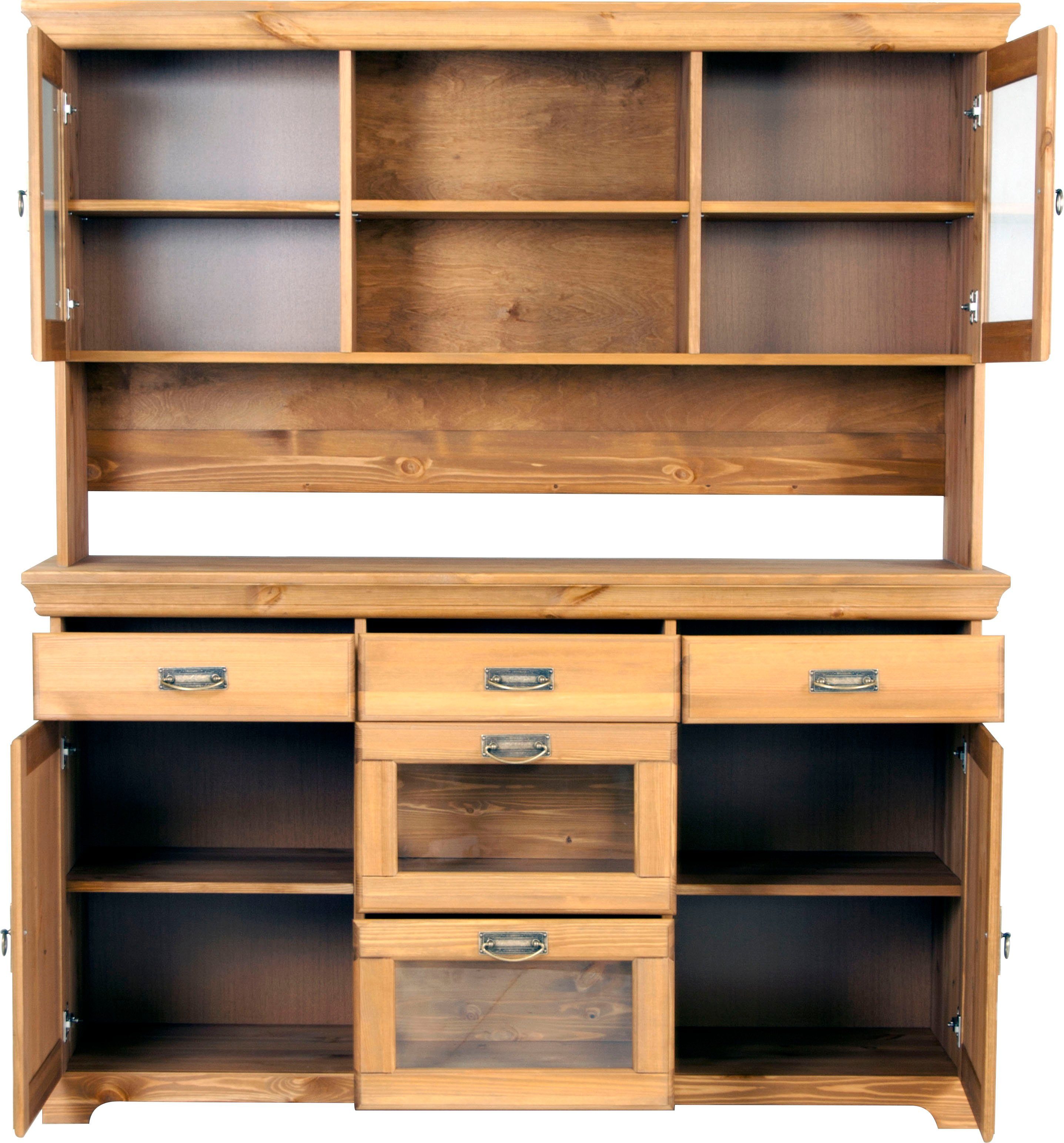 Home affaire Buffet Ruegen aus Massivholz, im Landhausstil