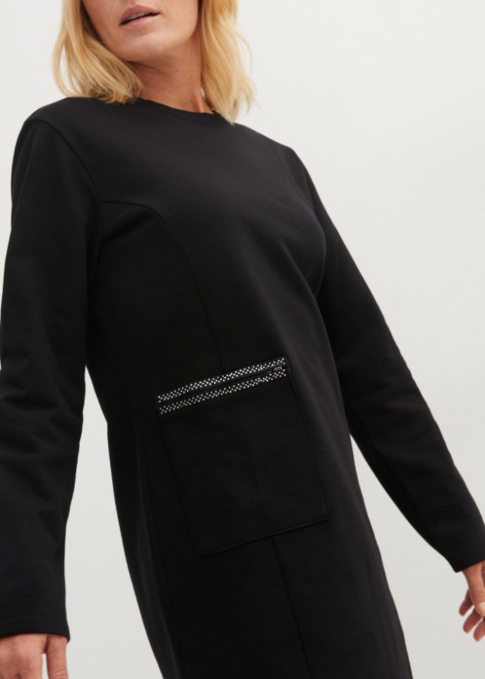 Sweatkleid mit Tragevariante