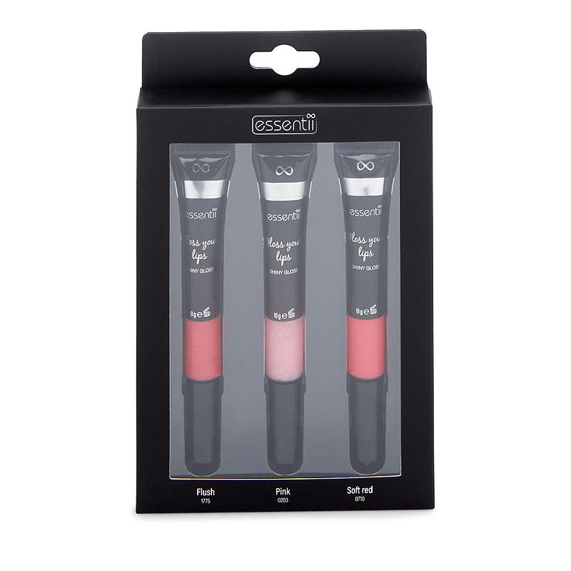 Essentii Lip gloss 3-pk tube