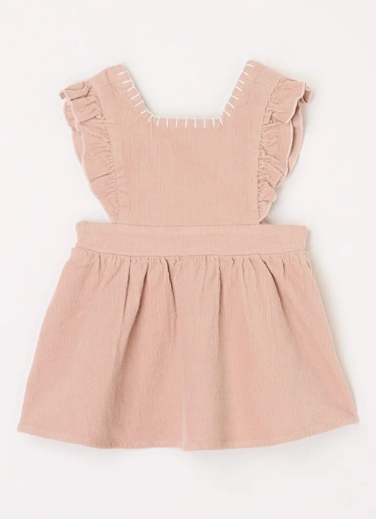 Rochie din catifea reiată Revelle de la Lil' Atelier NBFR