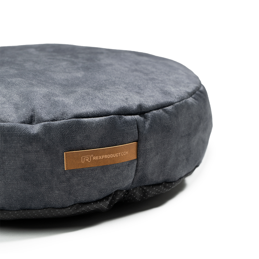 Rexproduct Hundebetten Rexproduct Coco bequemes Kissen dunkelgrau S