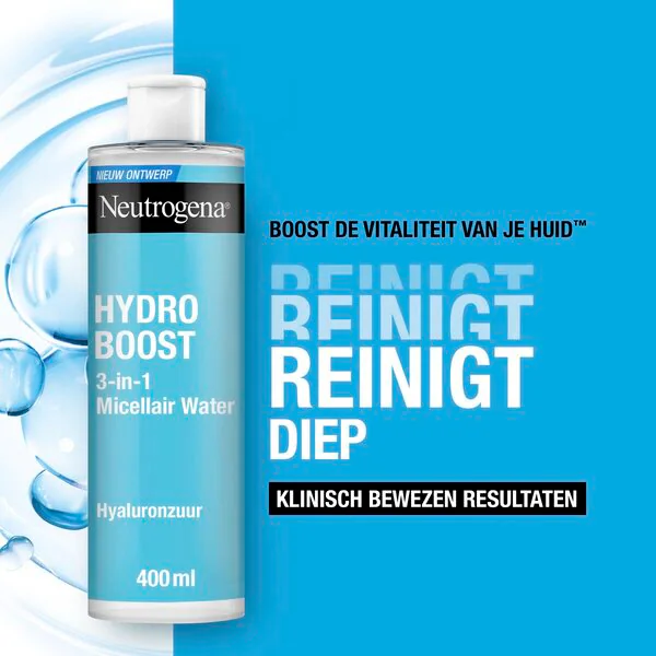 Neutrogena Hydro Boost 3 az 1-ben micellás víz 400ml - Minden bőrtípusra
