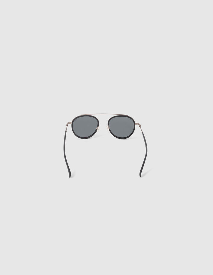 Lunettes solaires noires style pantos Homme