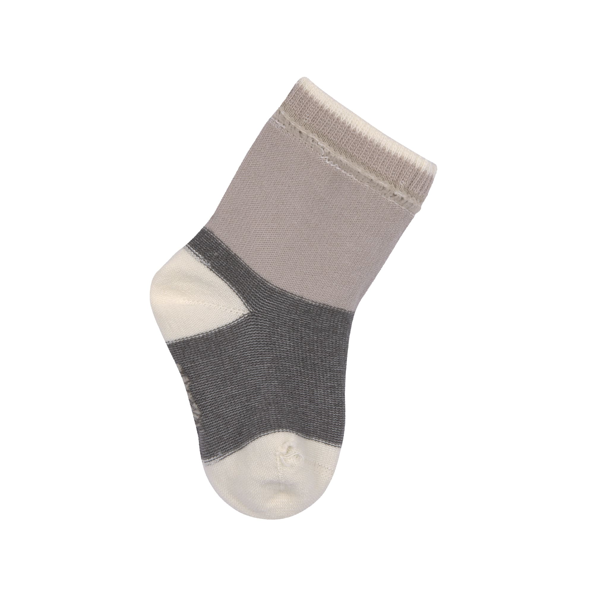 Kinder Socken 3er-Set, Anthrazit Taupe
