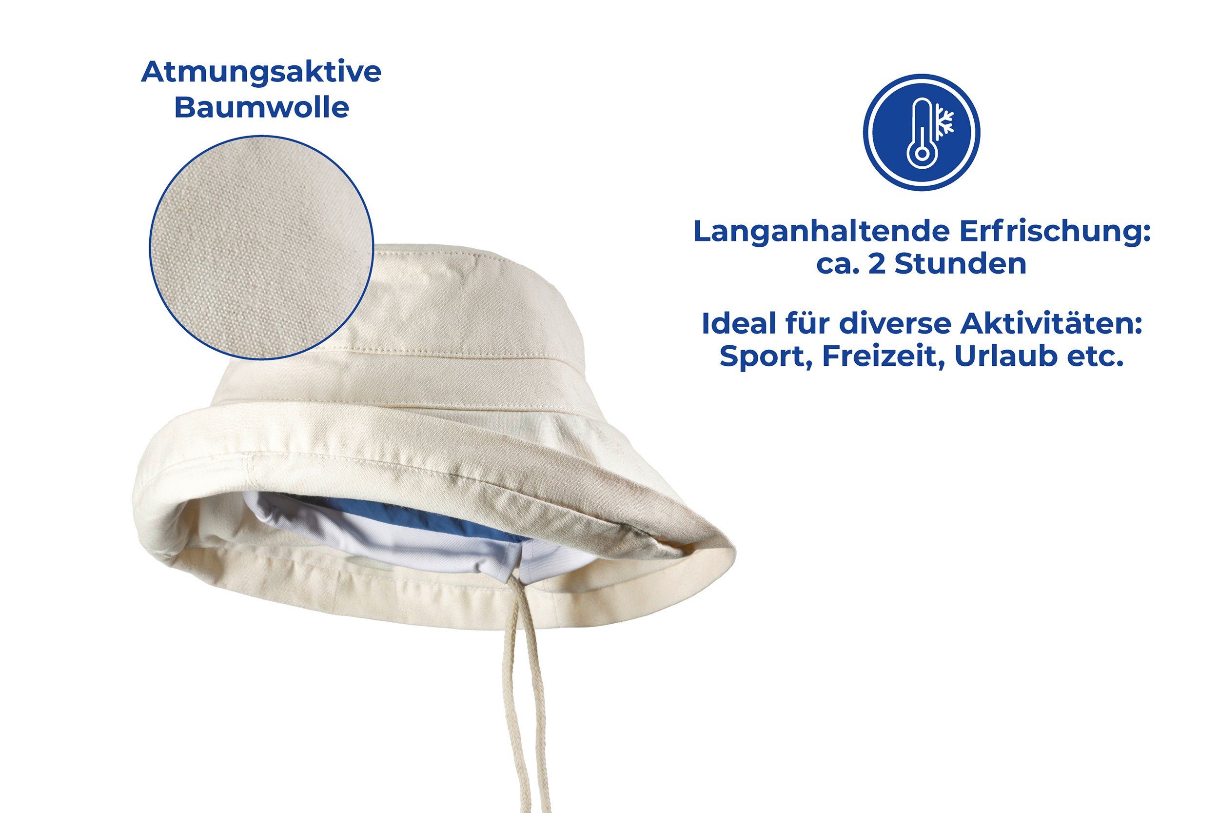 Maximex Sonnenhut Sommerhut mit Kühl-Haptik