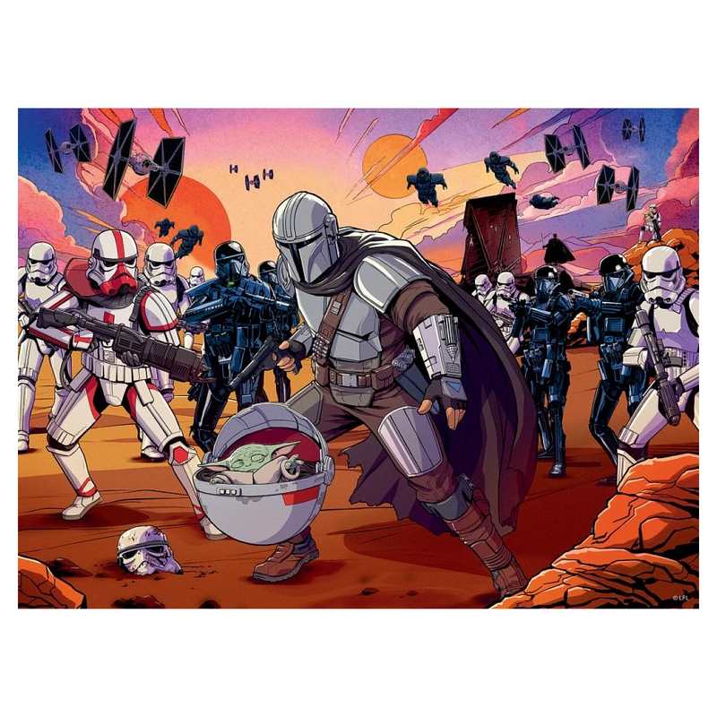 Puzzle Star Wars the mandalorian 200 pièces XXL