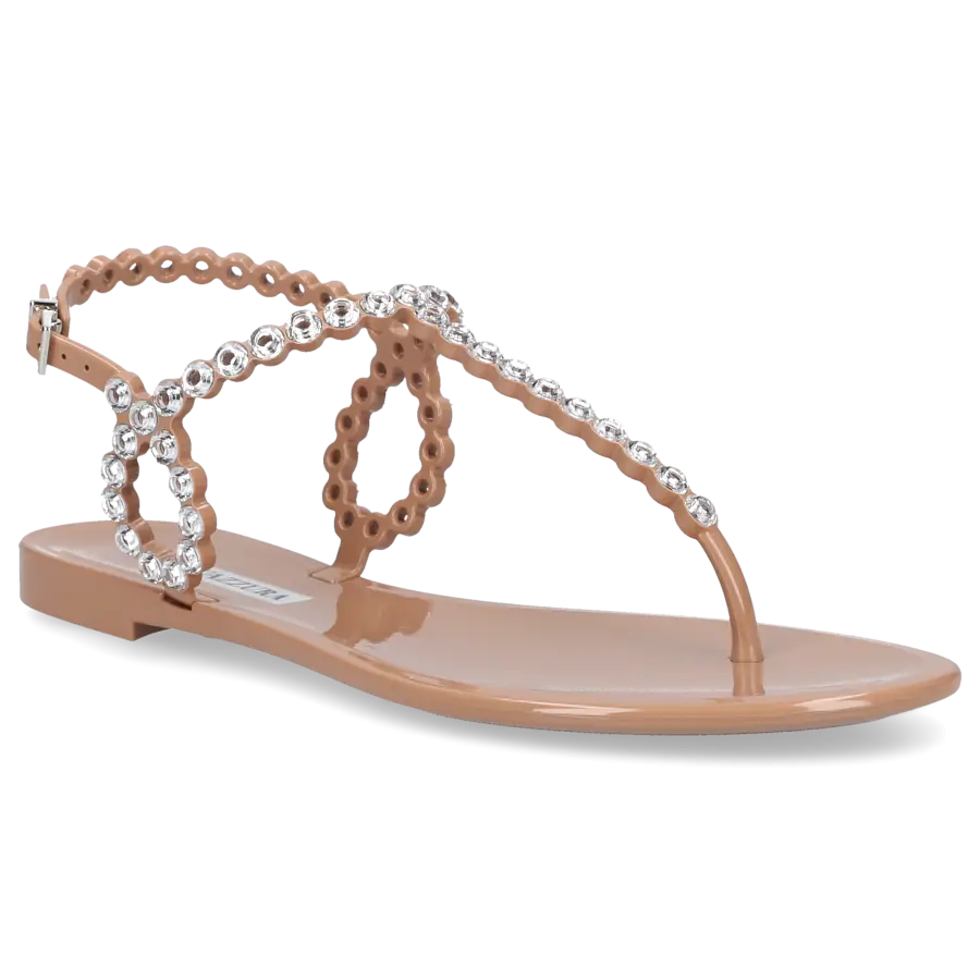 Aquazzura - Sandalen ALMOST BARE PVC - beige