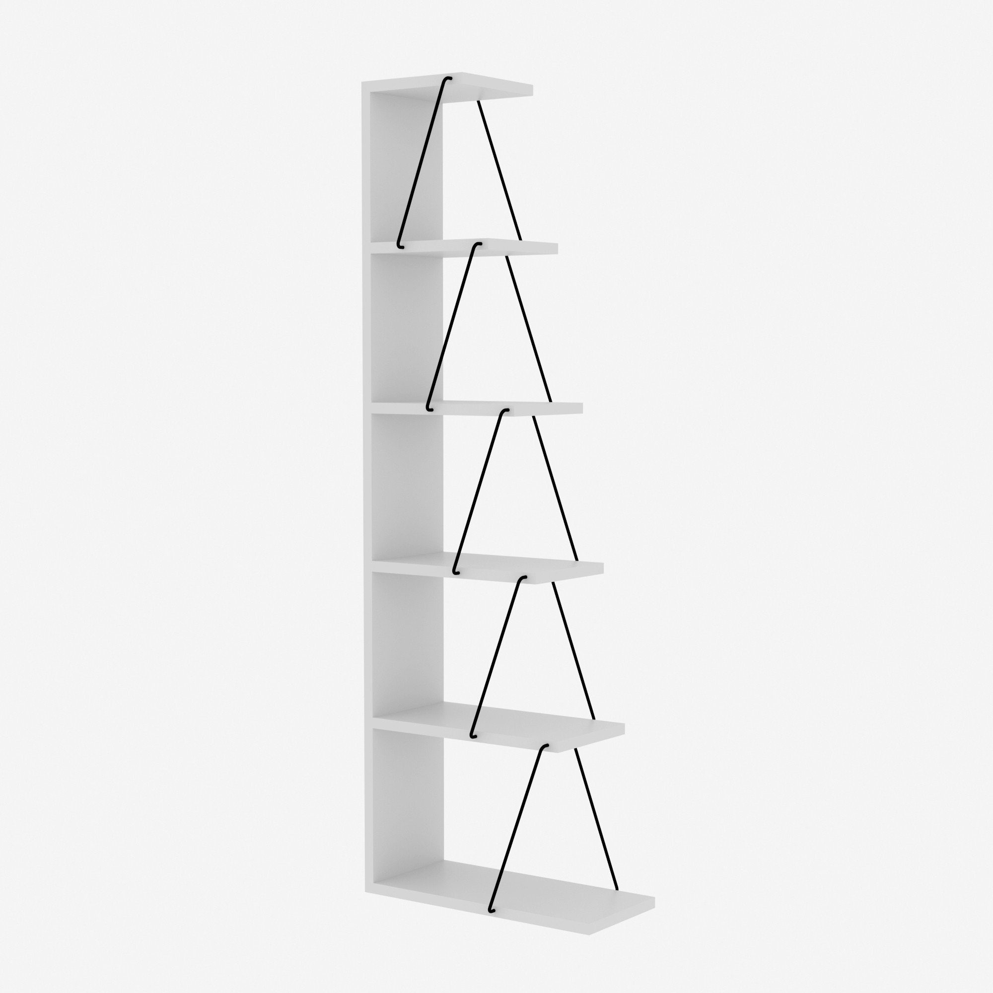 Skye Decor Bücherregal 150x50x22 cm, 100% Melaminbeschichtete Partikelplatte