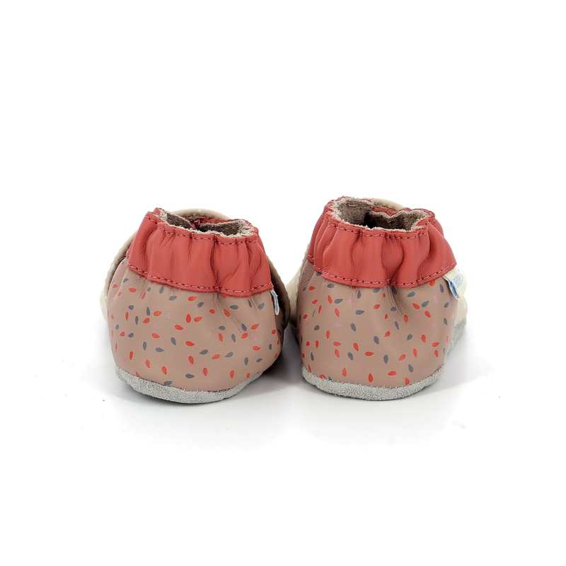 Chaussons cuir Flowerdolls