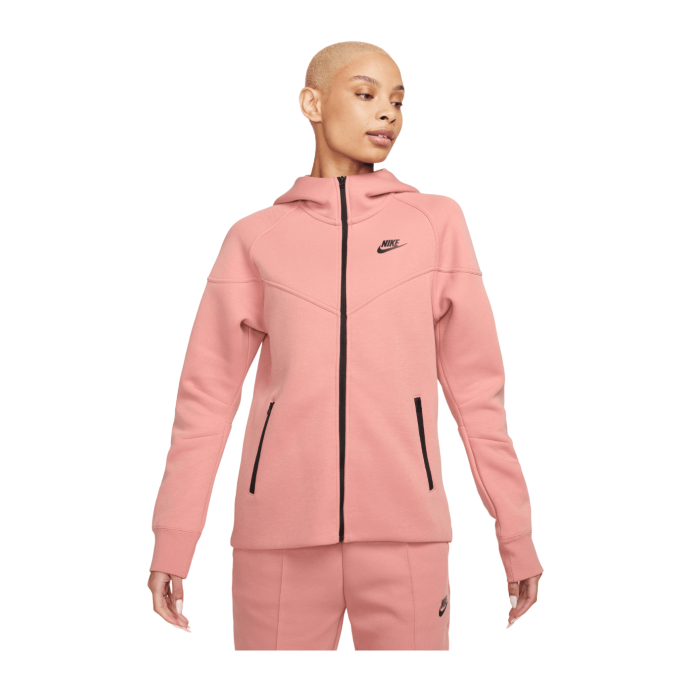 Nike Tech Fleece Windrunner Damen Rot F618