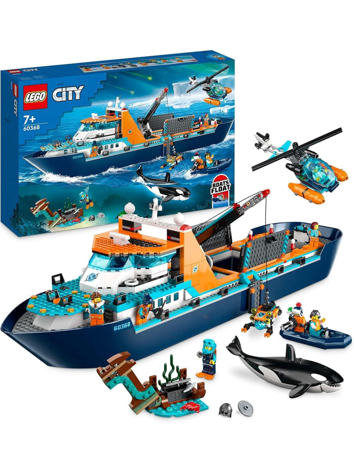LEGO City 60368 Arktis-Forschungsschiff in Mehrfarbig ab 7 Jahre günstig kaufen onesize
