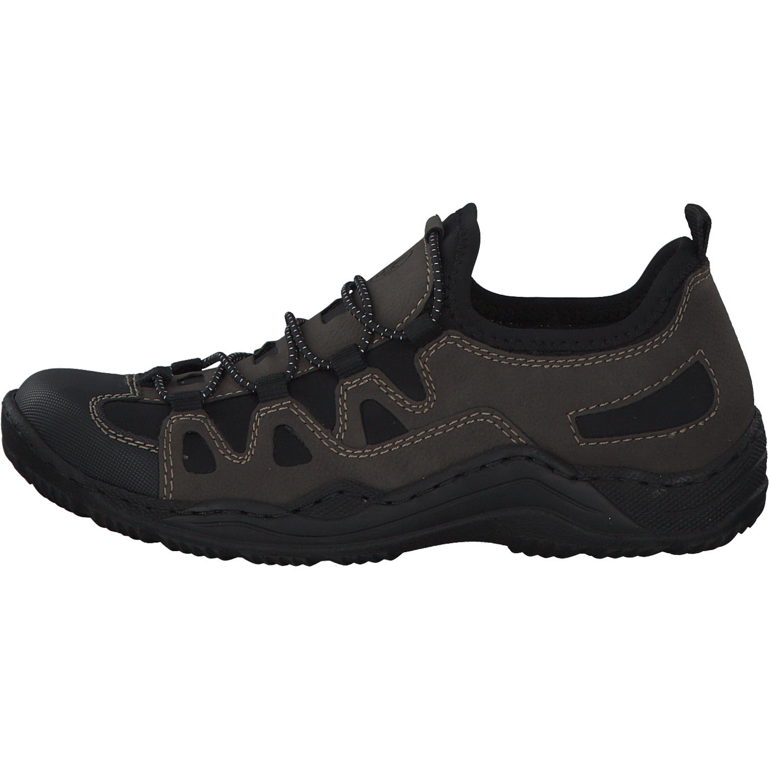 Rieker L0502, Sneakers Low, Damen, Schwarz