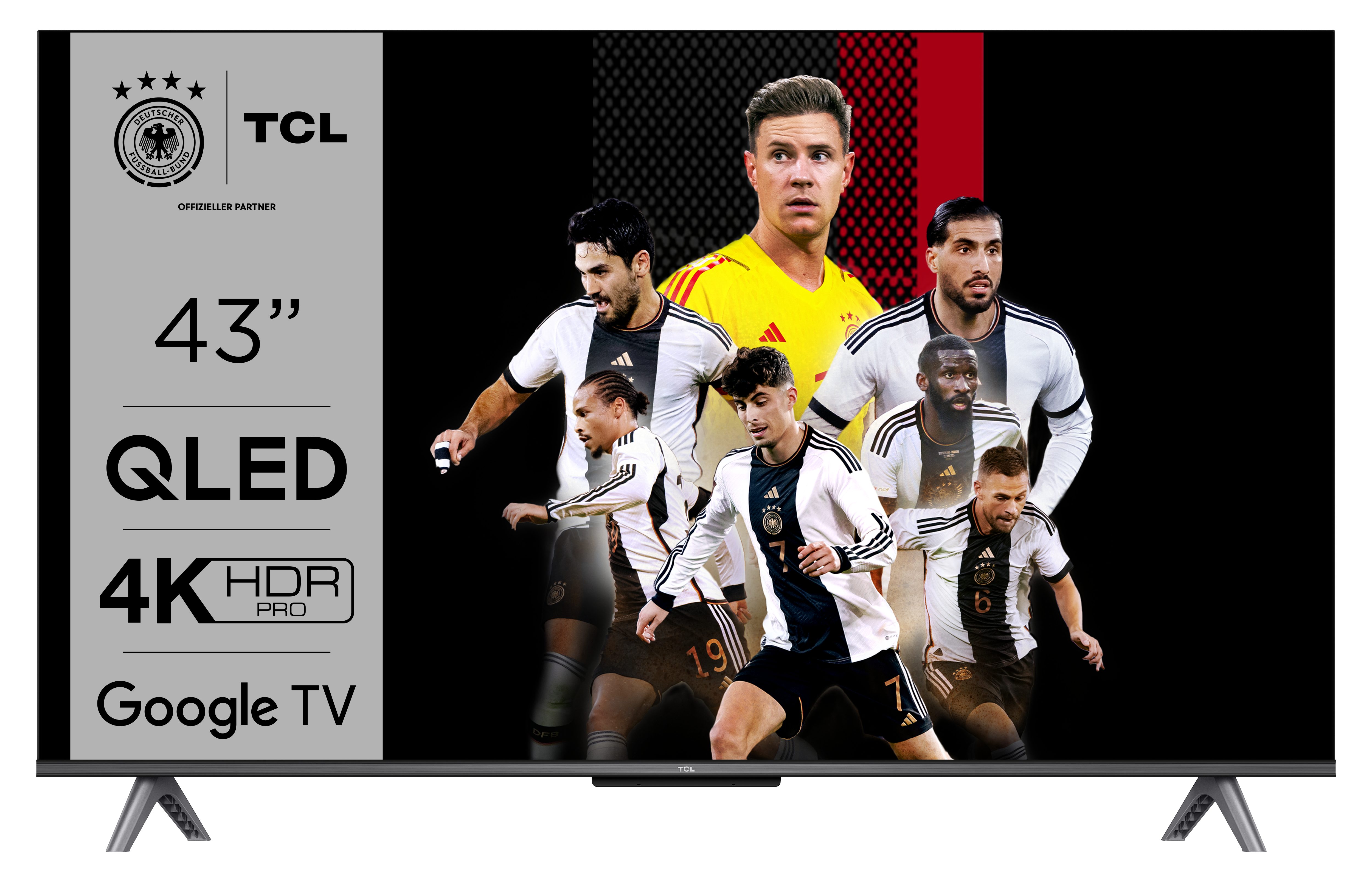 TCL 43QLED770 QLED-Fernseher (108,00 cm/43 Zoll, 4K Ultra HD, Smart-TV, QLED TV)