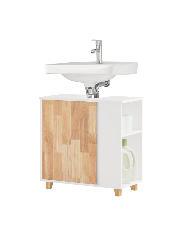 SoBuy Waschbeckenunterschrank in Weiß - (B)60 x (H)60 x (T)29cm günstig kaufen onesize
